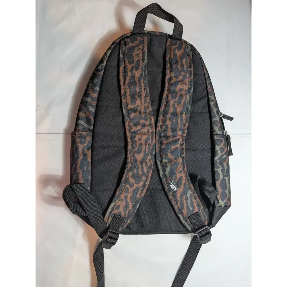 Nike Elemental 21L Brown/Black Camo Kids School Backpack FB2834-010 New